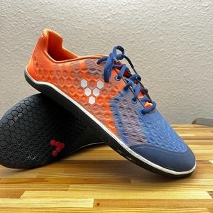 VivoBarefoot Stealth WR Size 43 US 10 Blue Orange